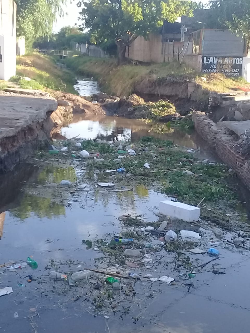 MERLO: SACARON UN PUENTE, ABANDONARON LA OBRA Y DEJARON UN BASURAL