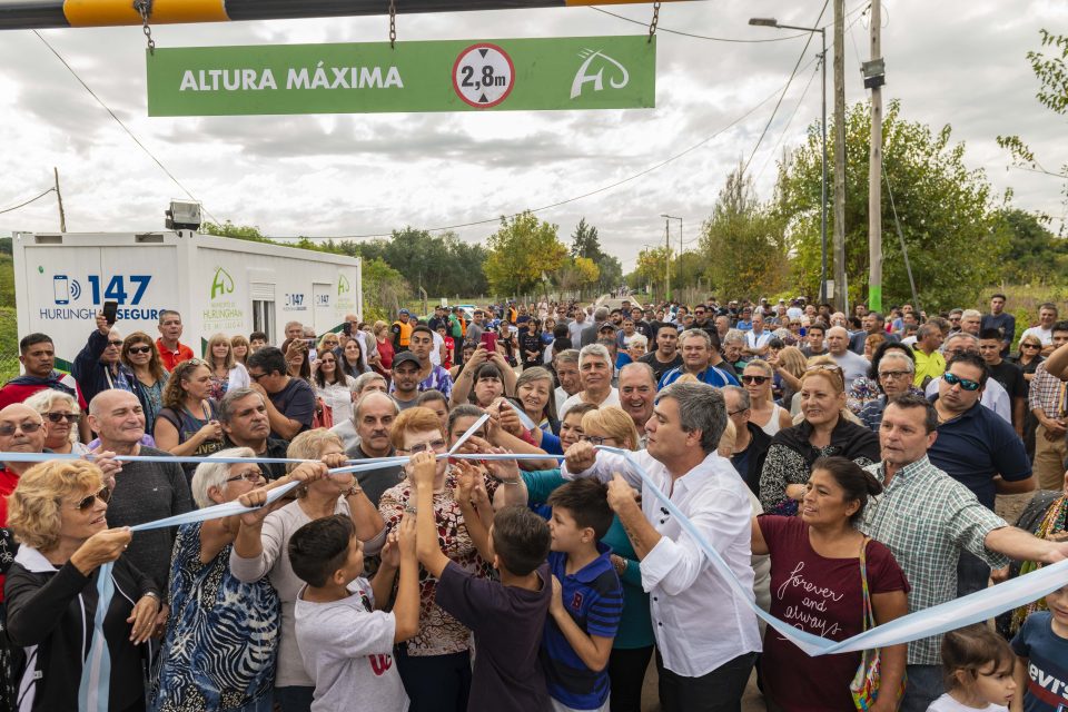 HURLINGHAM: INAUGURARON IMPORTANTES OBRAS PARA LA RECUPERACIÓN INTEGRAL DE BARRIO EL ÑANDÚ