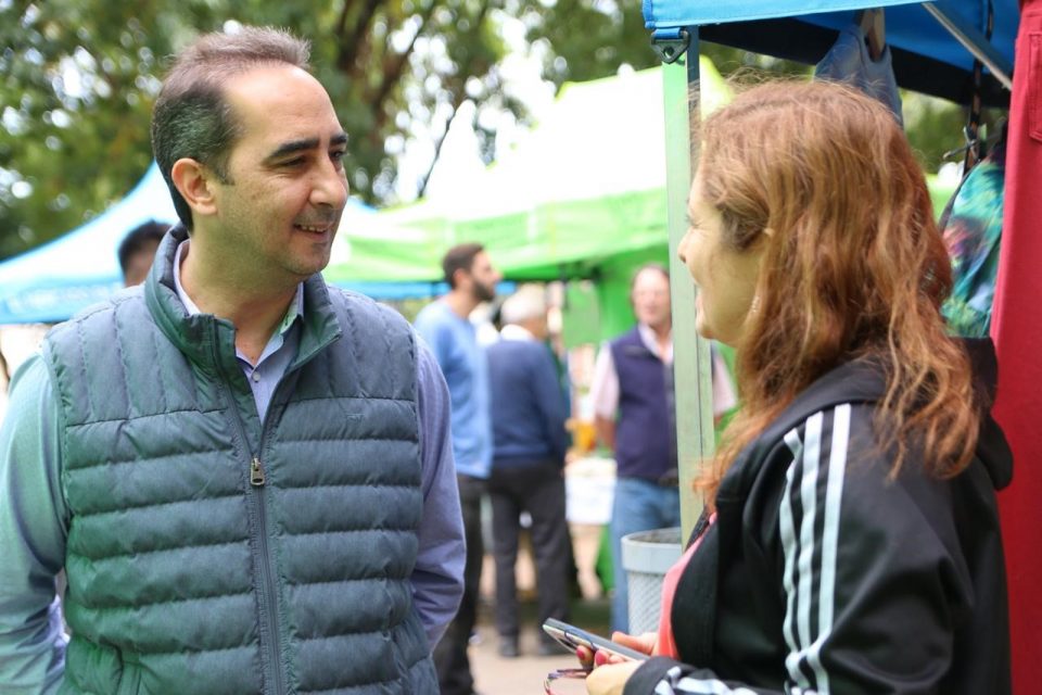 TAGLIAFERRO RECORRIÓ “EL MERCADO EN TU BARRIO” EN EL PALOMAR