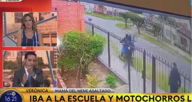 Merlo: contrataron un remís para ir seguros a la escuela y les robaron todo cuando lo esperaban en la puerta de la casa