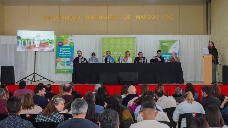 Ricardo Curutchet encabezó el CORESA en Marcos Paz: «Es preferible prevenir en salud pública que curar»